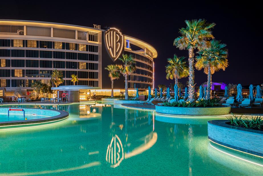 View of Warner Bros Hotel Abu Dhabi