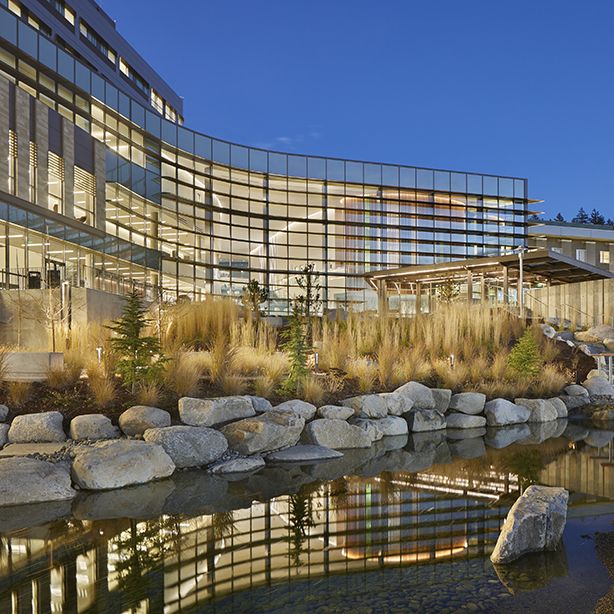 St. Michael Medical Center Acute Care Expansion, a hospital in Washington State, is using up to 60% less energy compared to the typical hospital, whereas other hospitals we’ve designed in the region are predicted to reduce energy by almost 70%.