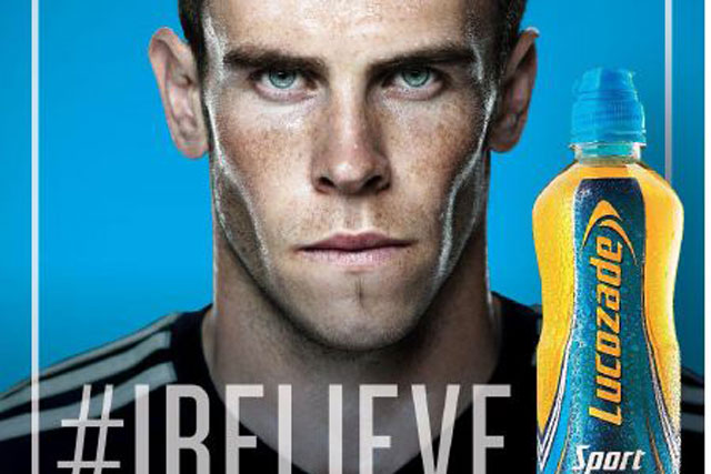 Lucozade Sport: footballer Gareth Bale features in the latest campaign by Grey London