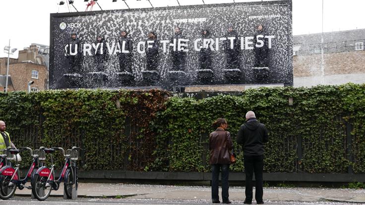 The billboard was located in south London (Julian Dodd)
