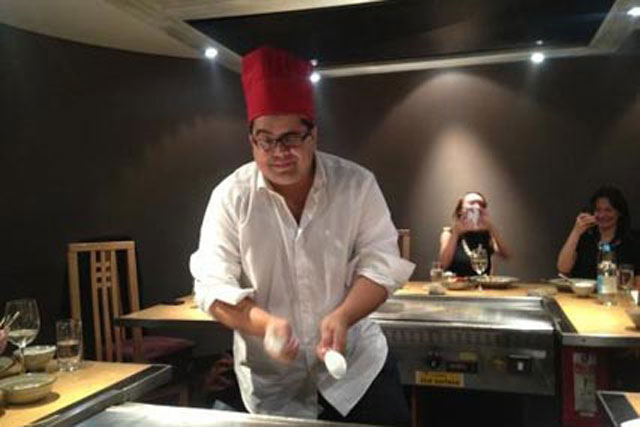 Liam Mullins: cooking up a storm at Benihana 