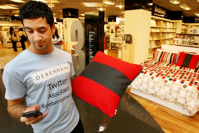 65% of conversations mentioning Debenhams referred to its 'Blue Cross Sale'