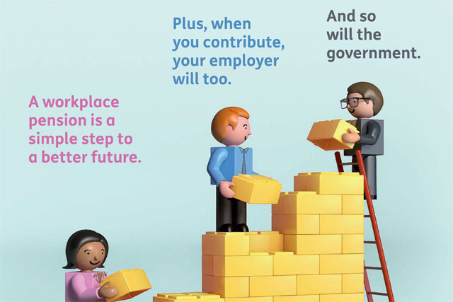 Pensions campaign: press ads direct people to the Directgov website 