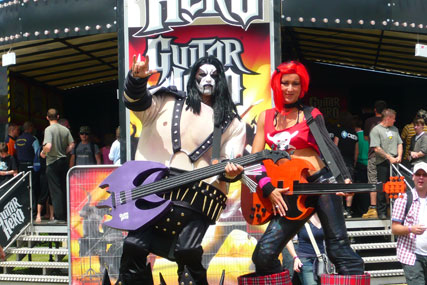 Guitar Hero: supporting Absolute's coverage of V Festival