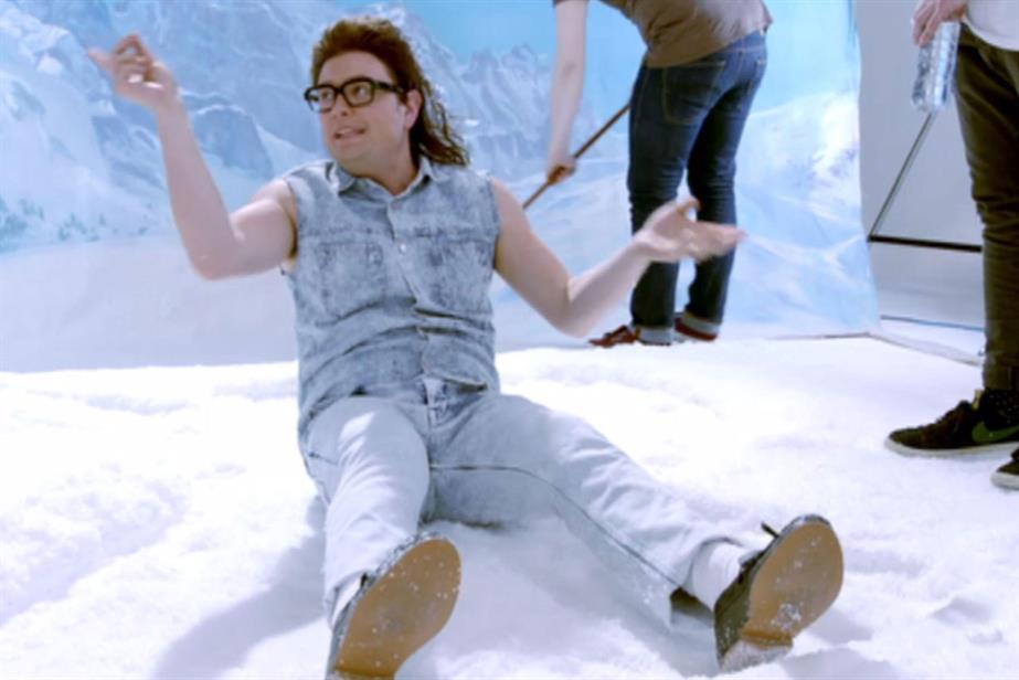 Alan Carr: mimics Jean-Claude Van Damme in spoof Coors ad on C4's Comedy Gala 