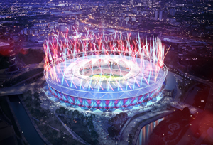 The Olympic Stadium started its transformation this week