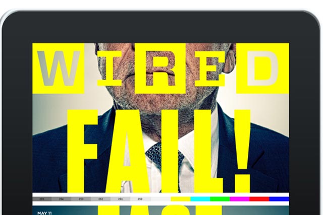 Wired: magazine's iPad app goes monthly