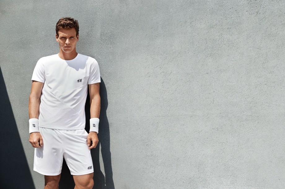 Tennis fans will be able to meet Thomas Berdych and view his latest H&M collaboration (Image: facebook.com/hmunitedkingdom)
