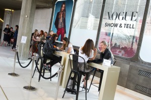 Guests had the chance to speak to the editors of Vogue