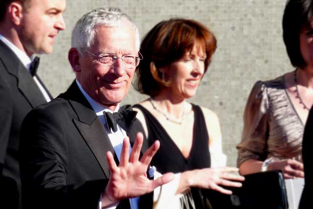 Nick Hewer: The Apprentice star at the 2009 BAFTA Awards (Credit: Damo 1977, flickr)