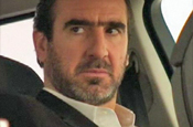 Cantona: star of the latest Renault Laguna ad