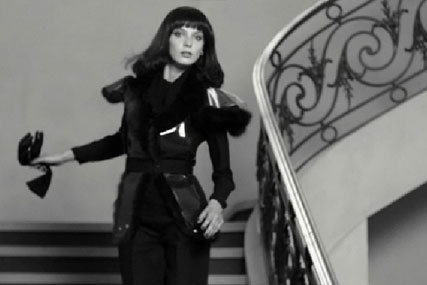 Daria Werbowy: models YSL's autumn/winter collection