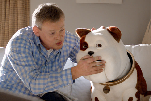 Martin Clunes: in 2012 Churchill insurance campaign