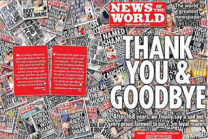 The News of the World: the final edition