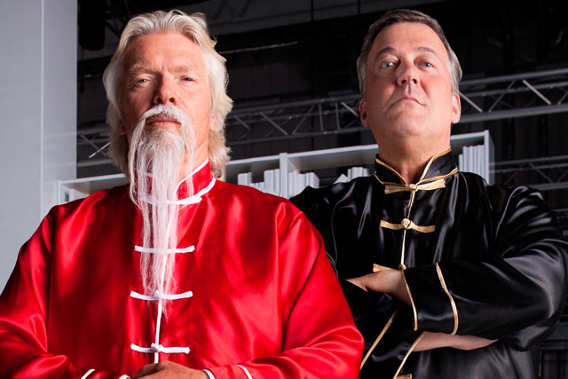 Virgin Media: Richard Branson and Stephen Fry star in TV campaign