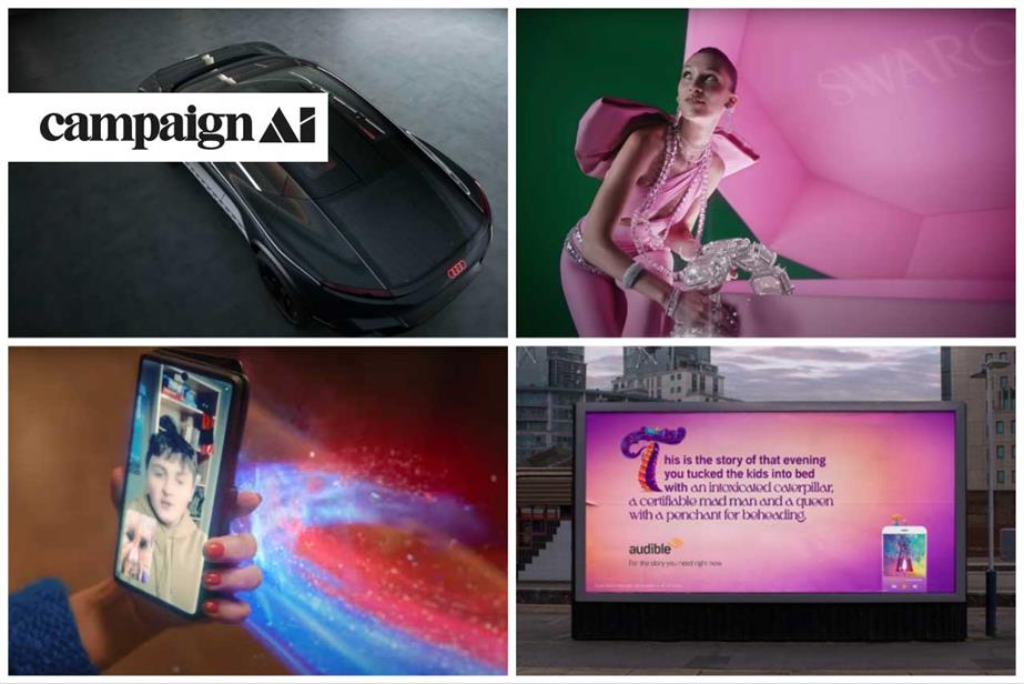 Ads for Audi, Swarovski, Audible and Virgin Media O2