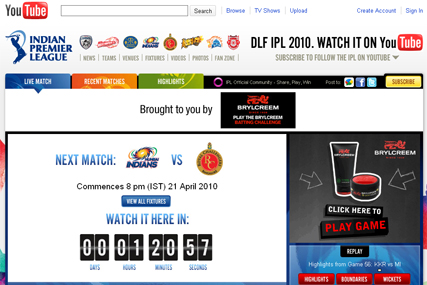 IPL Cricket: boosts YouTube audience figures