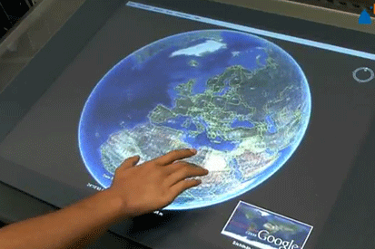 Microsoft Surface and Google Maps combined
