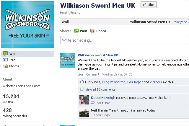 Wilkinson Sword: renews support for the Movember charity