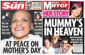 Goody: newspapers report her sad death