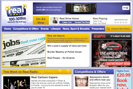 Real Radio: has launched new jobs portal using Search.co.uk