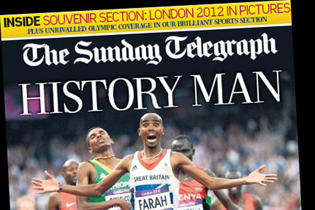 Sunday Telegraph: recorded its second successive monthly increase