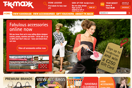 TK Maxx: iCrossing will handle its search work