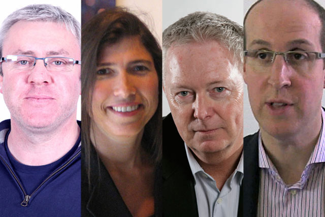 Adrian English, Catherine Becker, Chris Locke and Alex Altman