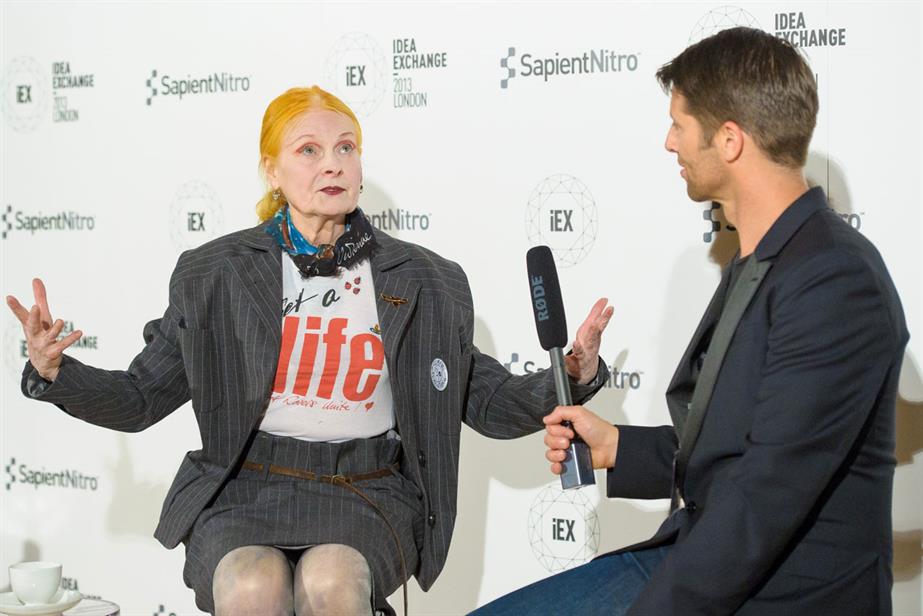 Vivienne Westwood: talks to Malcolm Poynton, SapientNitro's EU creative chief