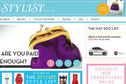 Stylist.co.uk: offers content that is updated daily