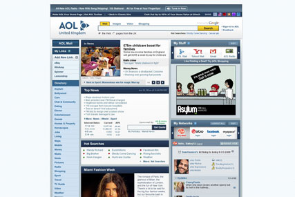 AOL: launching new homepage