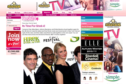 Stardoll: Shrek ticket giveaway