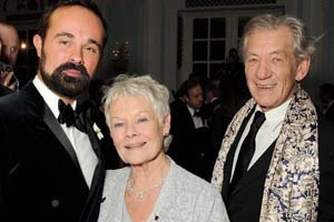 Evgeny Lebedev, Judi Dench and Ian McKellen were at the ceremony