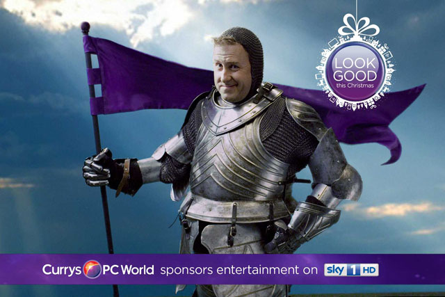 Currys PC World: launches Look Good This Christmas idents on Sky