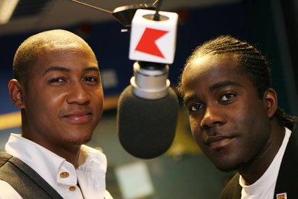 Kiss 100’s Rickie and Melvin