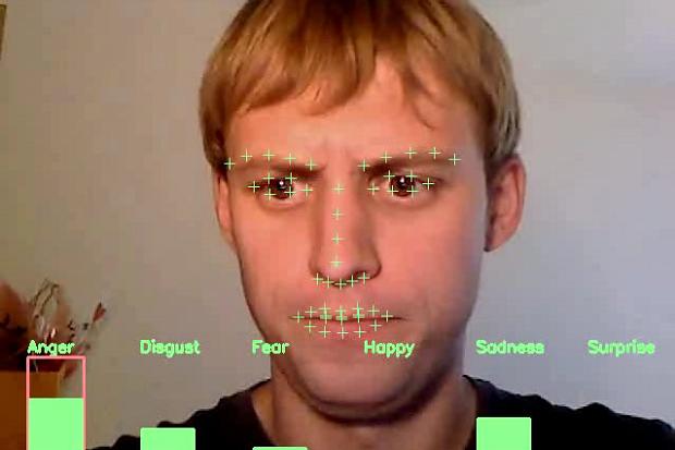 Realeyes managing director Mihkel Jäätma with face-tracking system