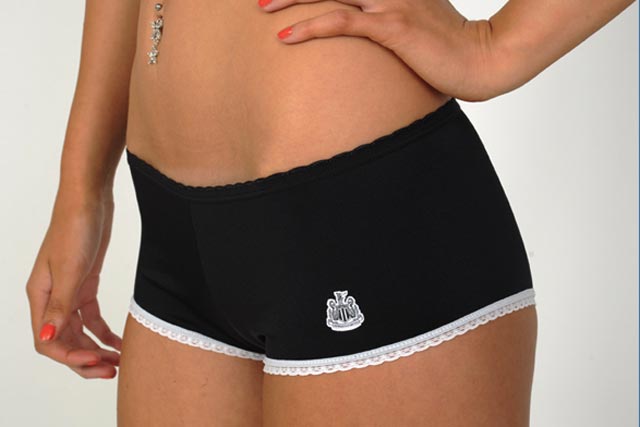 Newcastle United: launches lingerie range bearing the football club's crest
