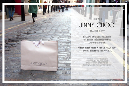 Jimmy Choo: Foursquare facilitates trainer hunt