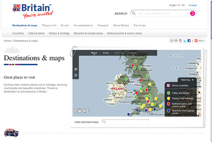 VisitBritain.com: providing more personalised content