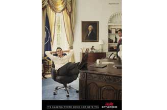 Kevin Pietersen in the Oval Office