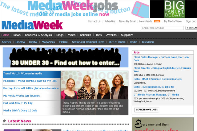 Mediaweek.co.uk: introduces digital subscription model