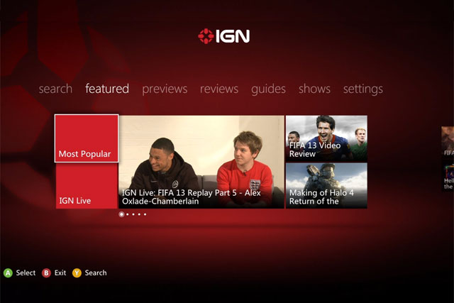 IGN: launches first Xbox Live app