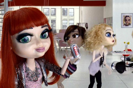 Diet Coke: TV ad features  three female puppets