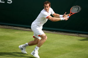 Andy Murray played at The Boodles Challenge