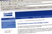 Cornhill Direct: Household economy site