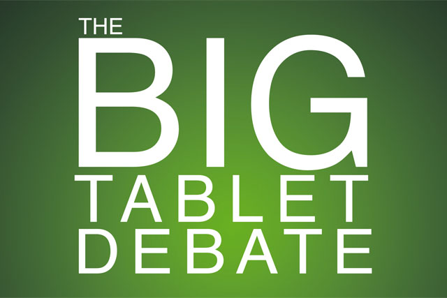 The Big Tablet Debate: the event takes place on 1 July at Altitude 360 at the Millbank Tower