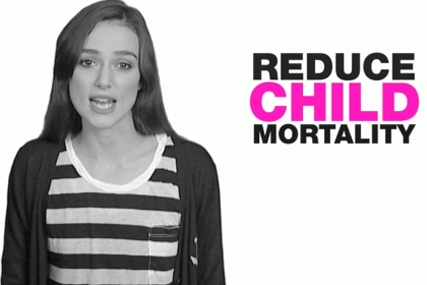Keira Knightley: stars in Amnesty's maternity health call 