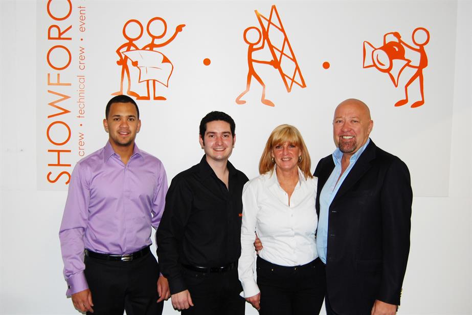 New additions and movers at Showforce join chairman Ian Spendlove