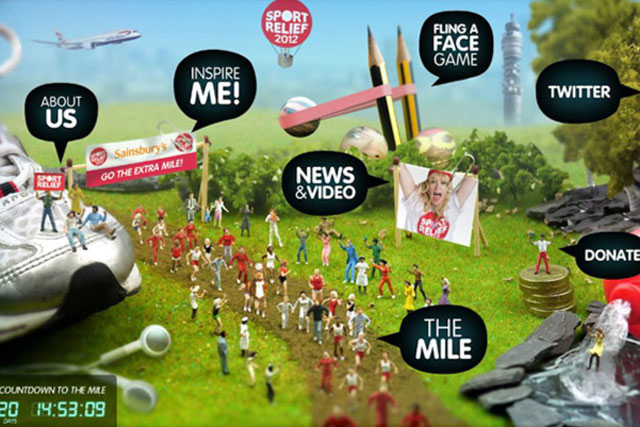 Sport Relief: mobile app is designed to promote March flagship event