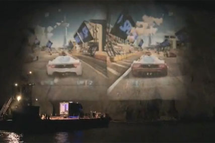 Gamers light up the white cliffs of Dover